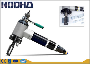 NODHA क्लैमिंग रेंज रासायनिक संयंत्र के लिए 28-76 मिमी पोर्टेबल वायवीय पाइप बेवलिंग मशीन